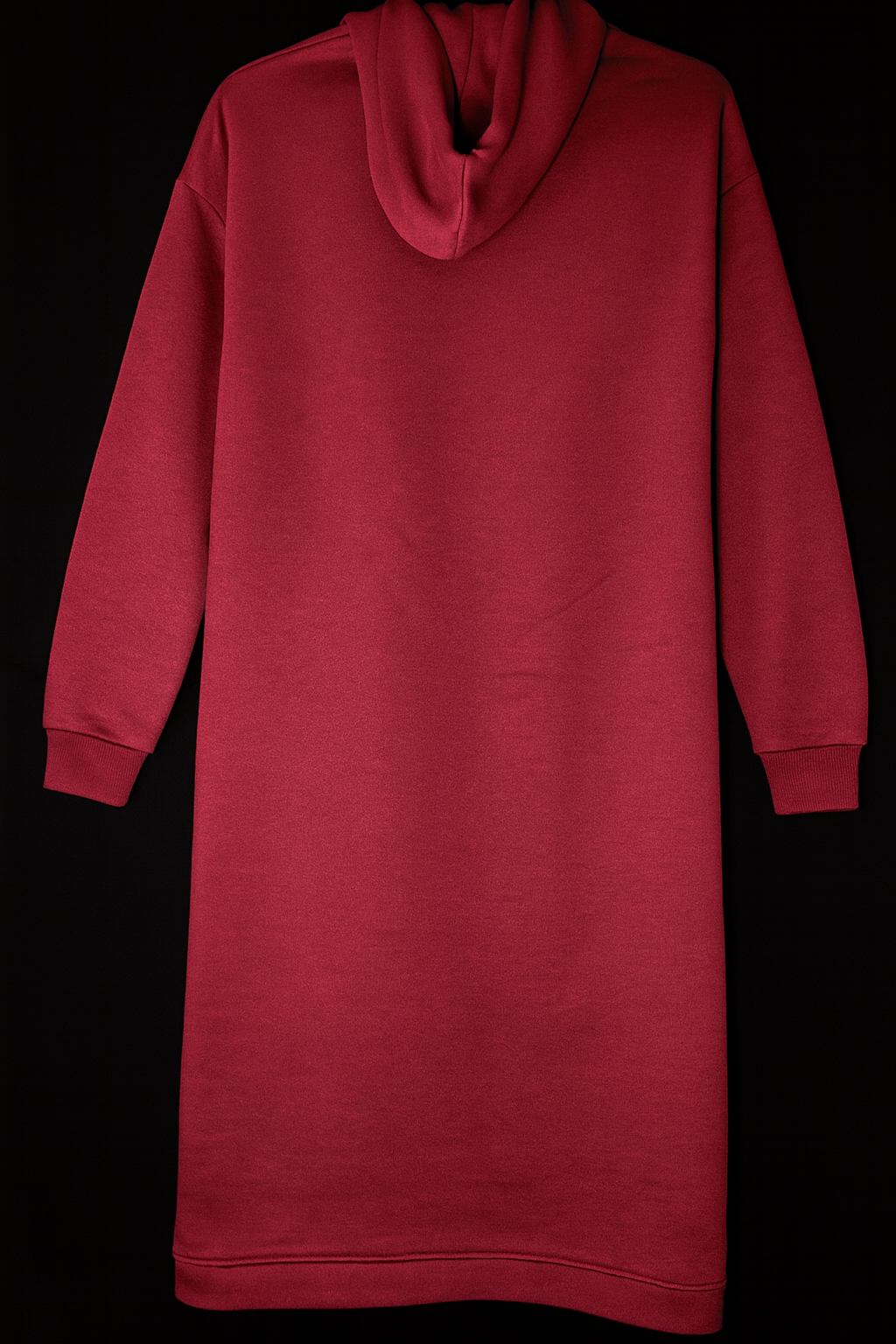 Hooded sweat dress
